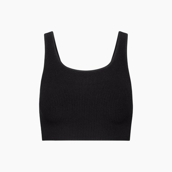 ARITZIA Babaton Sculpt Knit Squareneck Cropped Tank - Picture 4 of 5